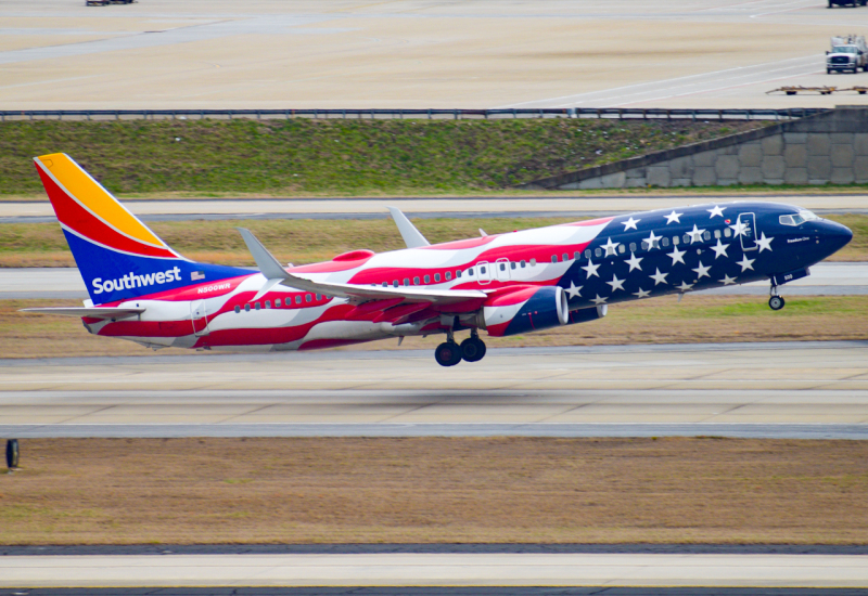 Photo of N500WR - Southwest Airlines Boeing 737-800 at ATL on AeroXplorer Aviation Database