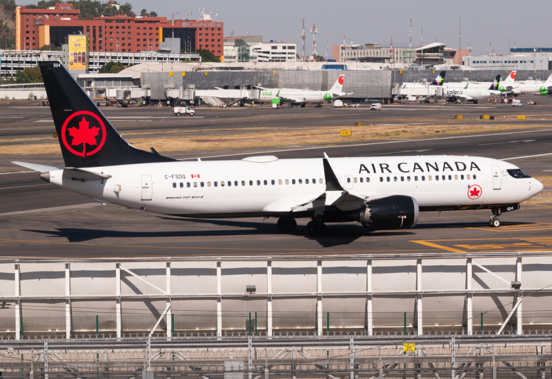 Photo of C-FSDQ - Air Canada Boeing 737 MAX 8 at MEX on AeroXplorer Aviation Database