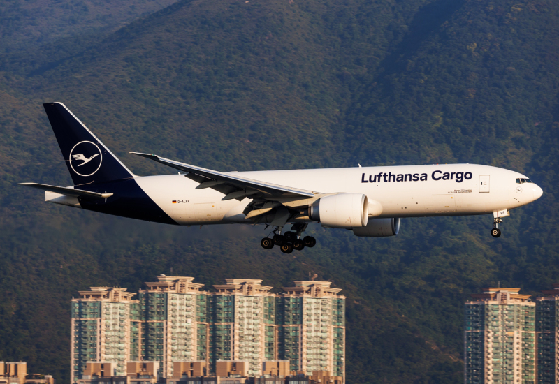 Photo of D-ALFF - Lufthansa Cargo Boeing 777-F at HKG on AeroXplorer Aviation Database
