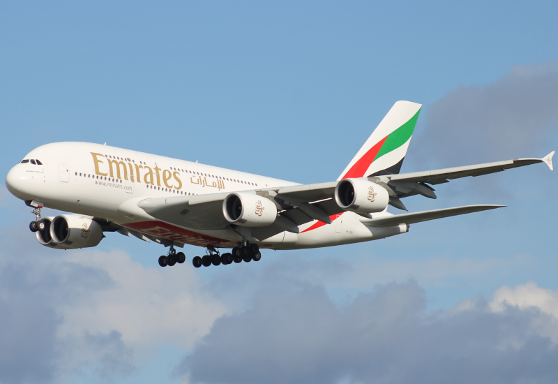 Photo of A6-EEI - Emirates Airbus A380-800 at FRA on AeroXplorer Aviation Database