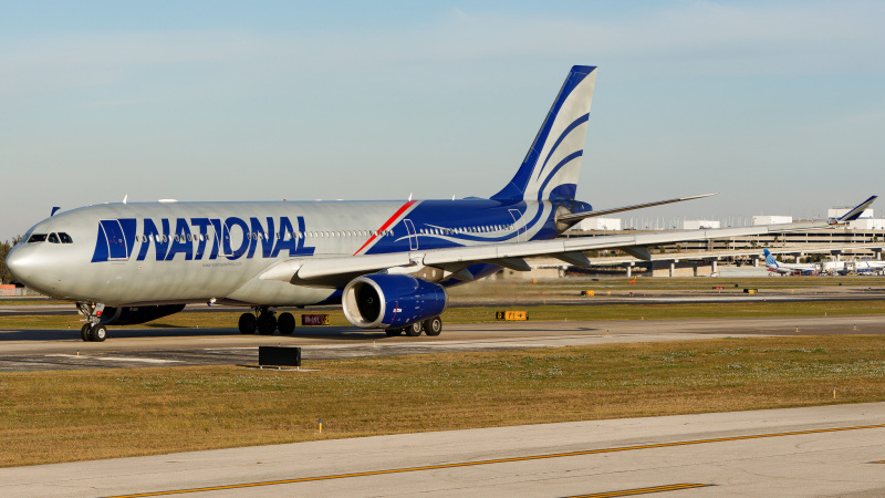 Photo of N819CA - National Airlines Airbus A330-200 at TPA on AeroXplorer Aviation Database