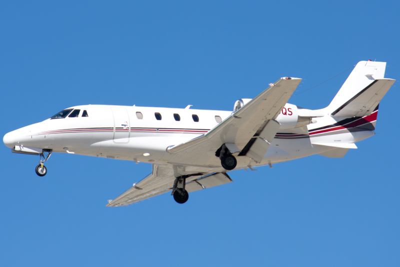 Photo of N576QS - NetJets Cessna Citation 560XL Excel at SJC on AeroXplorer Aviation Database