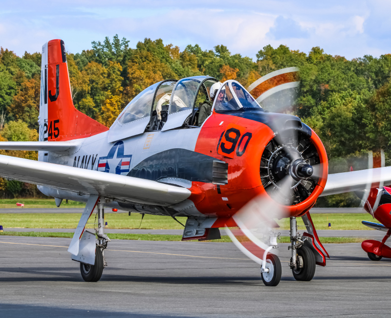 Photo of N65491 - PRIVATE North American T-28B at CJR on AeroXplorer Aviation Database