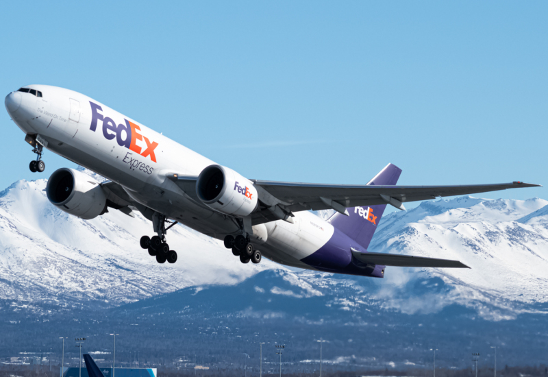Photo of N889FD - FedEx Boeing 777-F at ANC on AeroXplorer Aviation Database