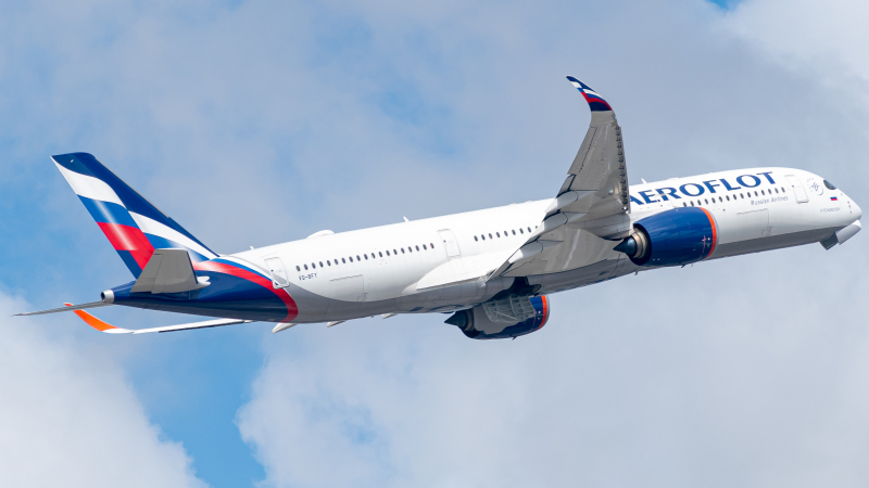 Photo of VQ-BFY - Aeroflot Airbus A350-900 at MIA on AeroXplorer Aviation Database