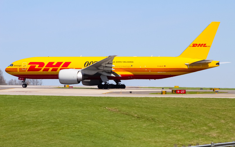 Photo of D-AALM - DHL Boeing 777-F at CVG on AeroXplorer Aviation Database