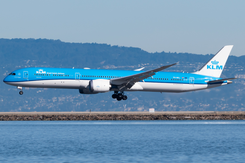 Photo of PH-BKL - KLM Boeing 787-10 at SFO on AeroXplorer Aviation Database