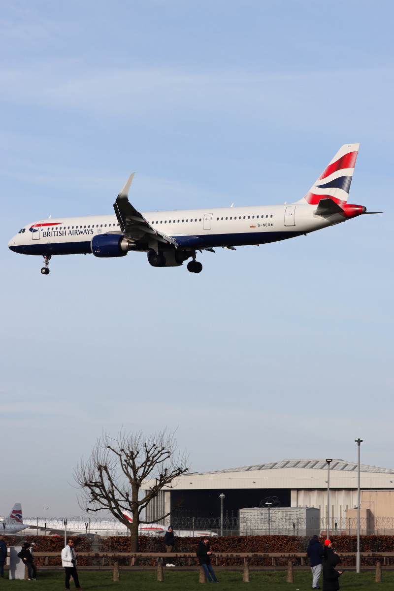 Photo of G-NEOW - British Airways Airbus A321NEO at LHR on AeroXplorer Aviation Database