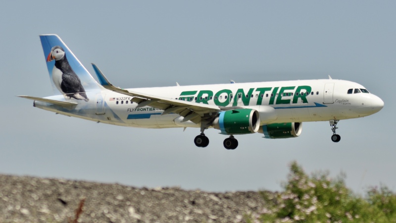 Photo of N322FR - Frontier Airlines Airbus A320 at ORD on AeroXplorer Aviation Database