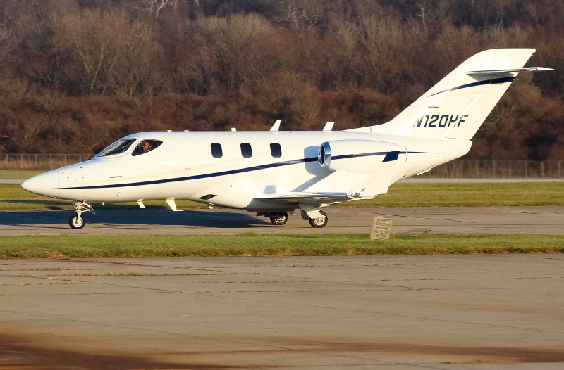 Photo of N120HF - PRIVATE Honda HA-420 at LUK on AeroXplorer Aviation Database