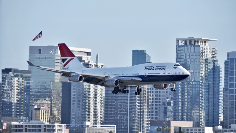 Photo of G-CIVB - British Airways Boeing 747-400 at SAN on AeroXplorer Aviation Database