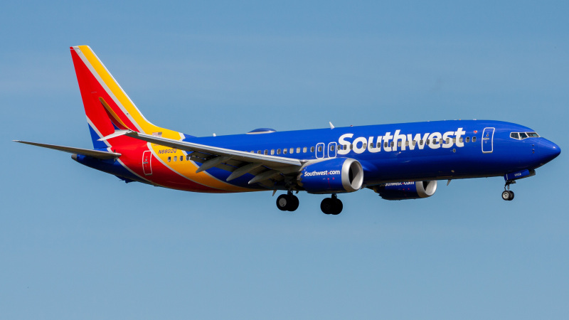 Photo of N8802Q - Southwest Airlines Boeing 737 MAX 8 at MCO on AeroXplorer Aviation Database