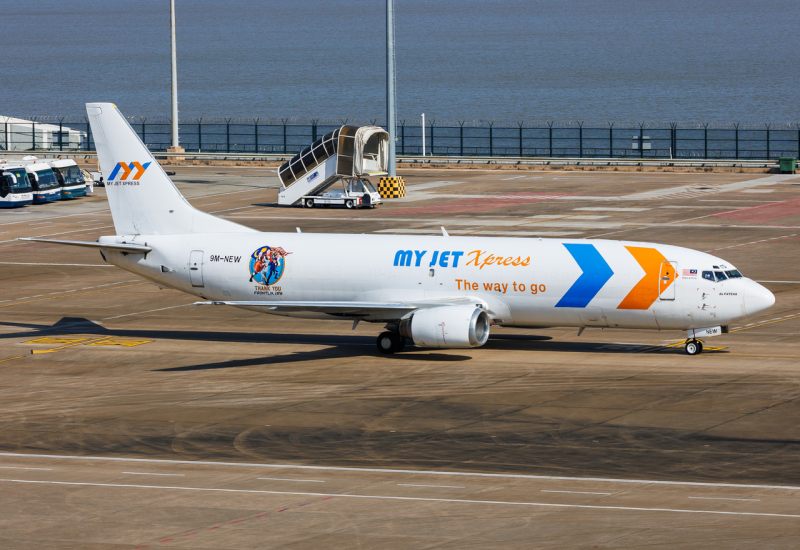 Photo of 9M-NEW - MY Jet Xpress Airlines Boeing 737-400F at MFM on AeroXplorer Aviation Database