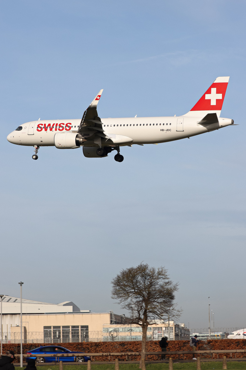 Photo of HB-JDC - Swiss International Air Lines Airbus A320NEO at LHR on AeroXplorer Aviation Database