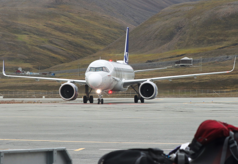 Photo of SE-RUB - Scandinavian Airlines Airbus A320NEO at LYR on AeroXplorer Aviation Database