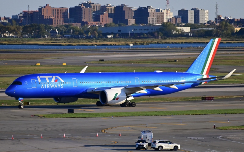 Photo of EI-IFC - ITA Airways Airbus A350-900 at JFK on AeroXplorer Aviation Database