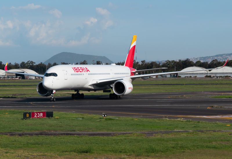 Photo of EC-NXD - Iberia Airbus A350-900 at MEX on AeroXplorer Aviation Database