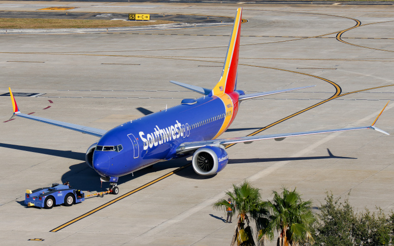 Photo of N8803L - Southwest Airlines Boeing 737 MAX 8 at TPA on AeroXplorer Aviation Database