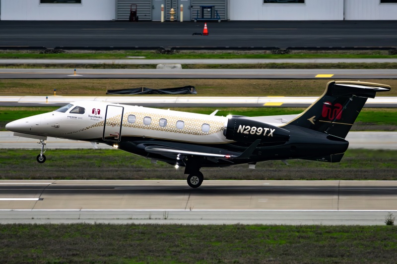 Photo of N289TX - TransMedics Embraer Phenom 300 at SJC on AeroXplorer Aviation Database