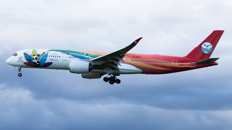 Photo of B-304V - Sichuan Airlines Airbus A350-900 at YVR on AeroXplorer Aviation Database