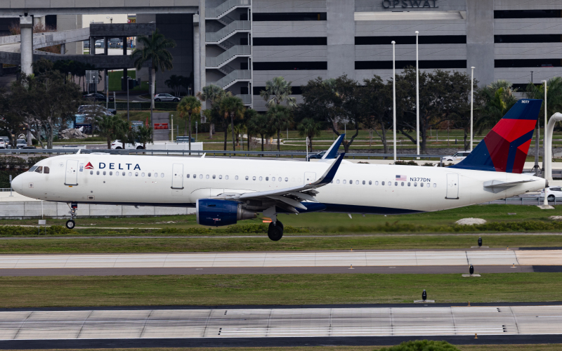 Photo of N377DN - Delta Airlines Airbus A321-200 at TPA on AeroXplorer Aviation Database