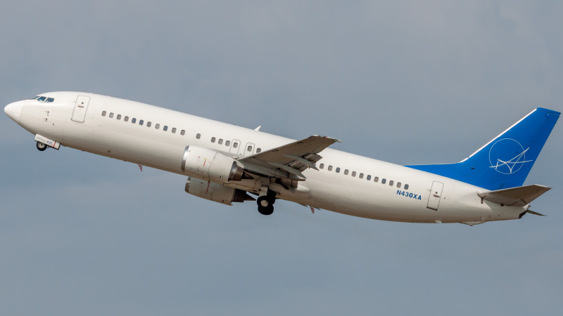 Photo of N430XA - iAero Airways Boeing 737-400 at IAH on AeroXplorer Aviation Database