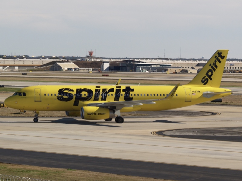 Photo of N623NK - Spirit Airlines Airbus A320 at ATL on AeroXplorer Aviation Database