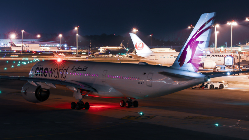 Photo of A7-ALZ - Qatar Airways Airbus A350-900 at SIN on AeroXplorer Aviation Database