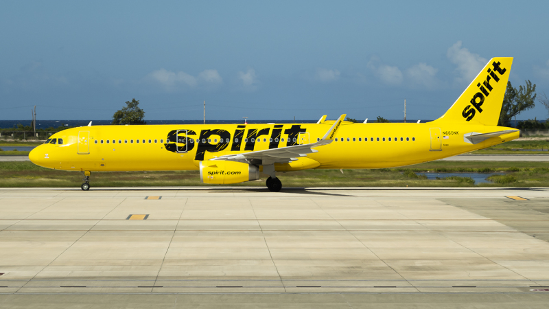 Photo of N660NK - Spirit Airlines Airbus A321-200 at MBJ on AeroXplorer Aviation Database