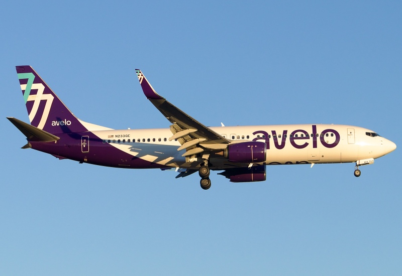 Photo of N233GE - Avelo Airlines Boeing 737-800 at SWO on AeroXplorer Aviation Database
