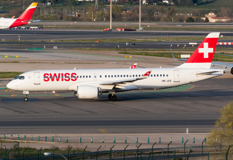 Photo of HB-JCE - Swiss International Air Lines Airbus A220-300 at MAD on AeroXplorer Aviation Database