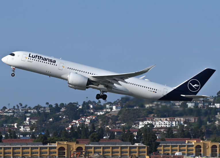 Photo of D-AIXP - Lufthansa Airbus A350-900 at KSAN on AeroXplorer Aviation Database