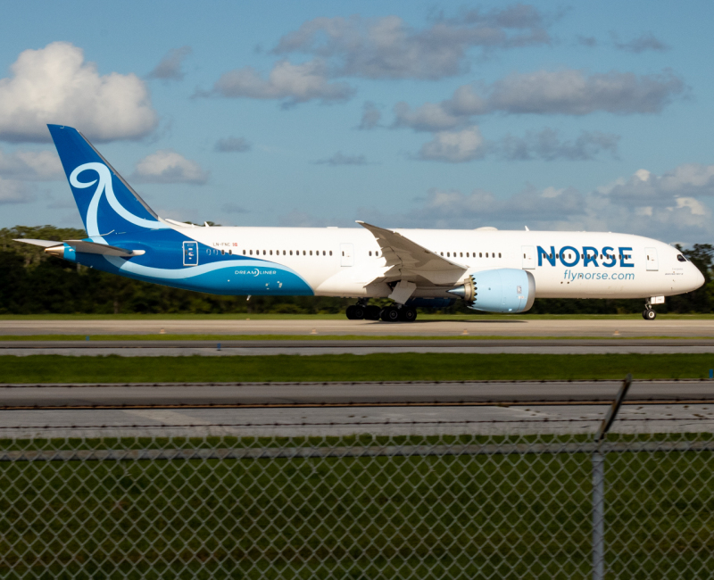 Photo of LN-FNC - Norse Airways Boeing 787-9 at MCO on AeroXplorer Aviation Database