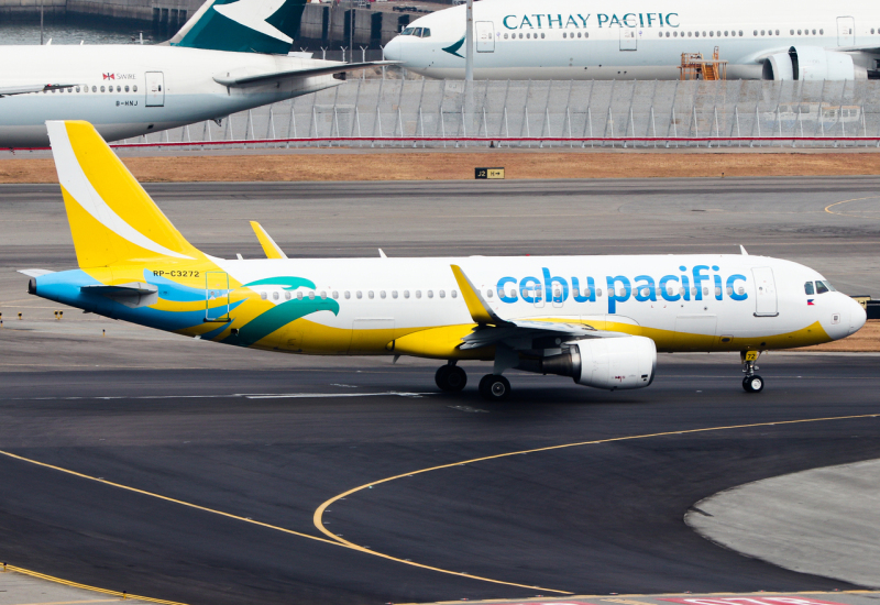 Photo of RP-C3272 - Cebu Pacific Airbus A320 at HKG on AeroXplorer Aviation Database