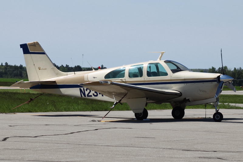 Photo of N2347A - PRIVATE Beechcraft E33 Bonanza at PKD on AeroXplorer Aviation Database