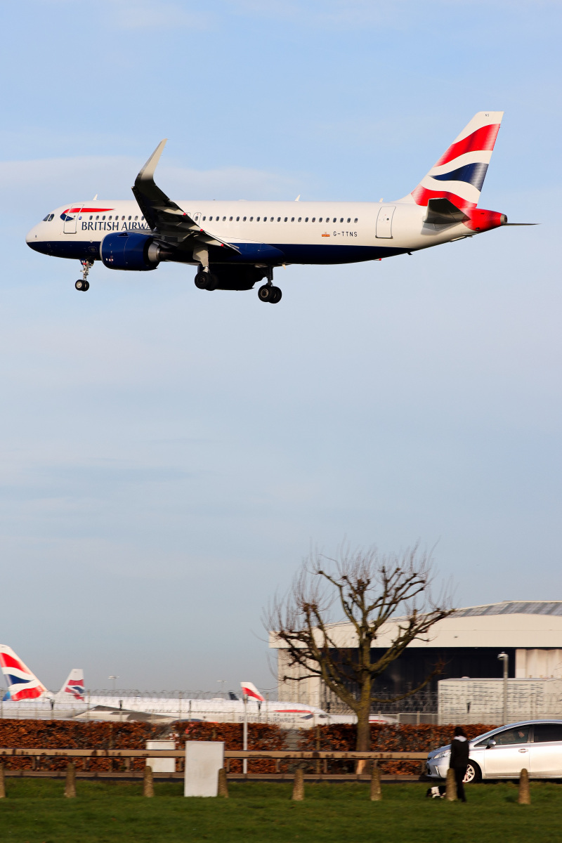 Photo of G-TTNS - British Airways Airbus A320NEO at LHR on AeroXplorer Aviation Database