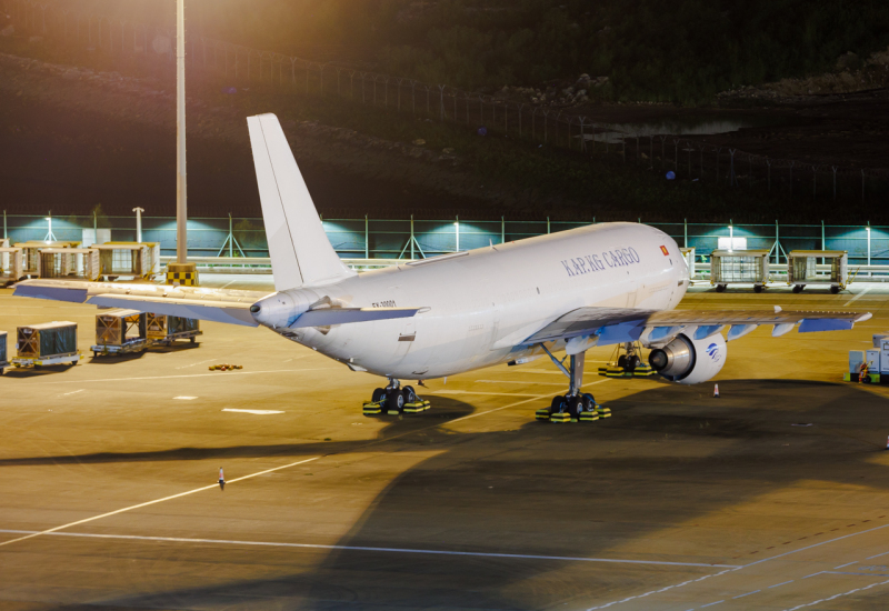 Photo of EX-30001 - KAP.KG Cargo Airbus A300B4 at MFM on AeroXplorer Aviation Database