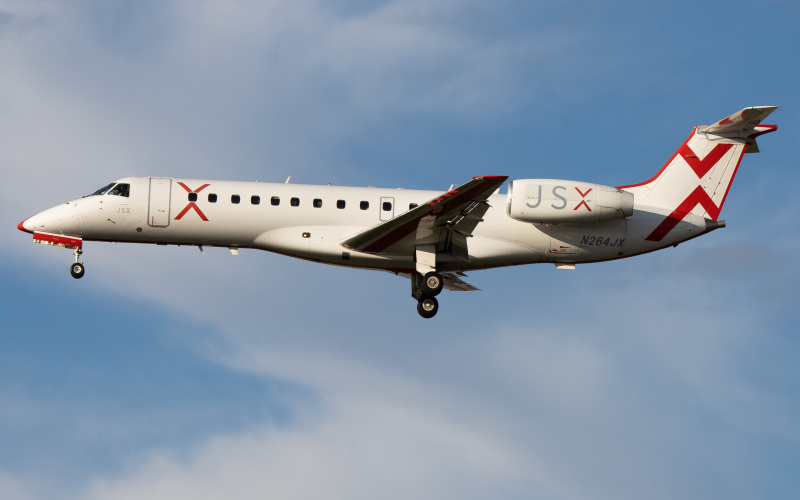 Photo of N264JX - JSX Embraer ERJ135 at LAX on AeroXplorer Aviation Database