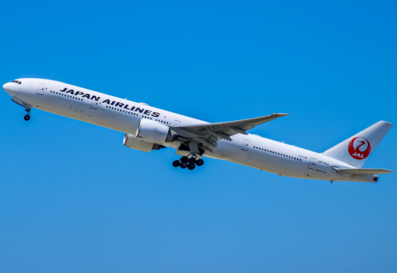 Photo of JA743J - Japan Airlines Boeing 777-300ER at KSAN on AeroXplorer Aviation Database