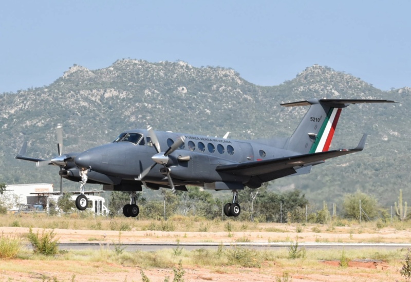 Photo of 5210 - Mexican Air Force Beechcraft King Air 350 at CSL on AeroXplorer Aviation Database