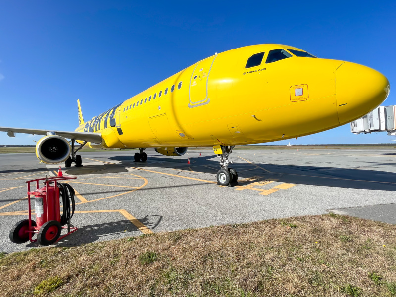 Photo of N677NK - Spirit Airlines Airbus A321-200 at ACY on AeroXplorer Aviation Database