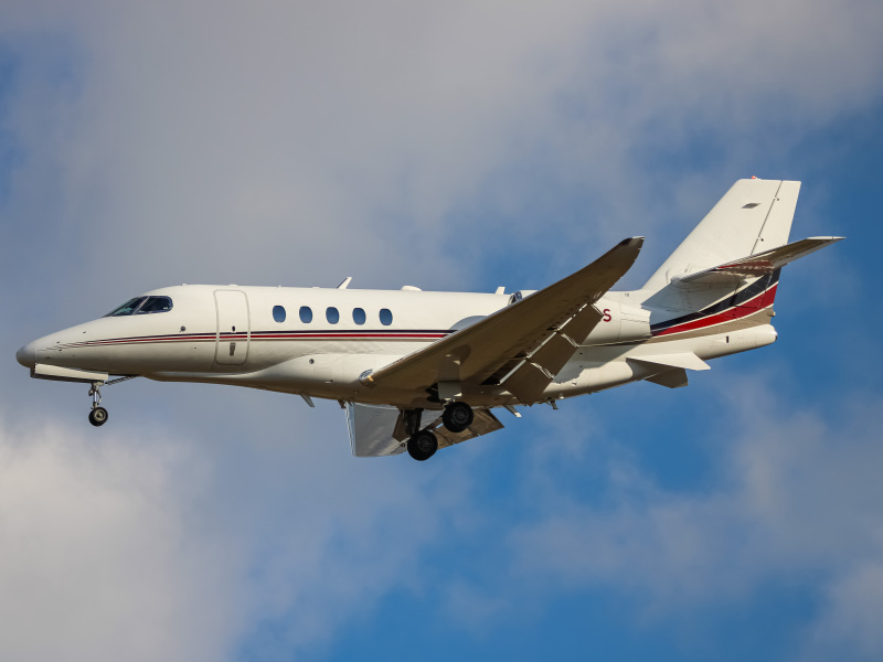 Photo of N585QS - PRIVATE Cessna 680 Citation Latitude at IAD on AeroXplorer Aviation Database
