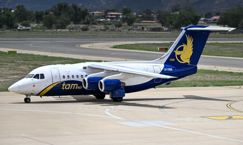 Photo of CP-3106 - TAMep BAE146 at CBB on AeroXplorer Aviation Database