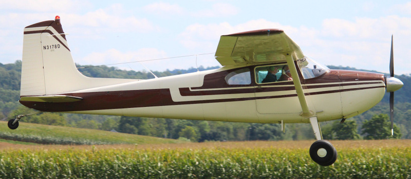 Photo of N3178D - PRIVATE Cessna 180 at 08N on AeroXplorer Aviation Database