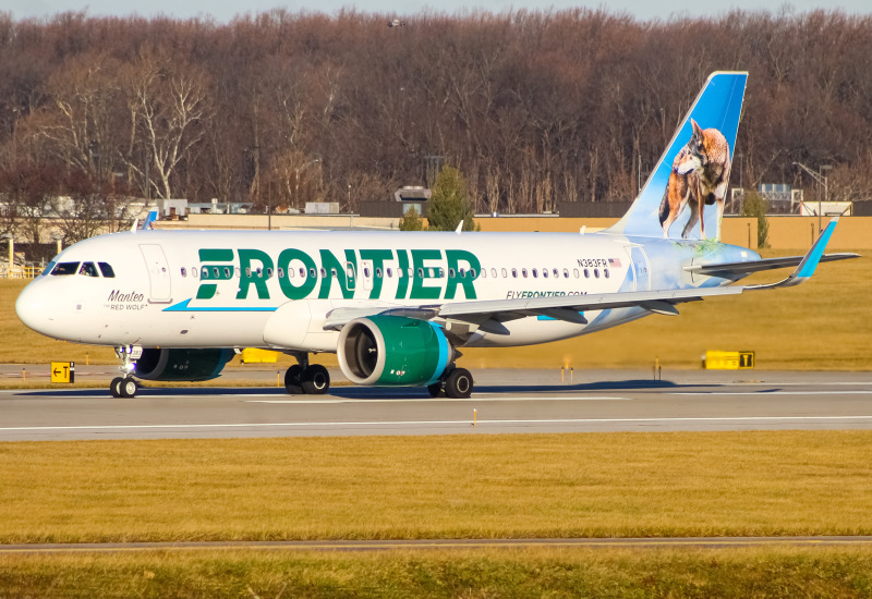 Photo of N383FR - Frontier Airlines Airbus A320NEO at CVG on AeroXplorer Aviation Database