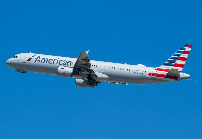 Photo of N163US - American Airlines Airbus A321-200 at LAX on AeroXplorer Aviation Database