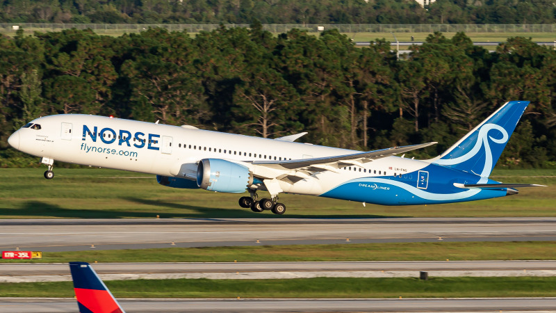 Photo of LN-FNG - Norse Airways Boeing 787-9 at MCO on AeroXplorer Aviation Database