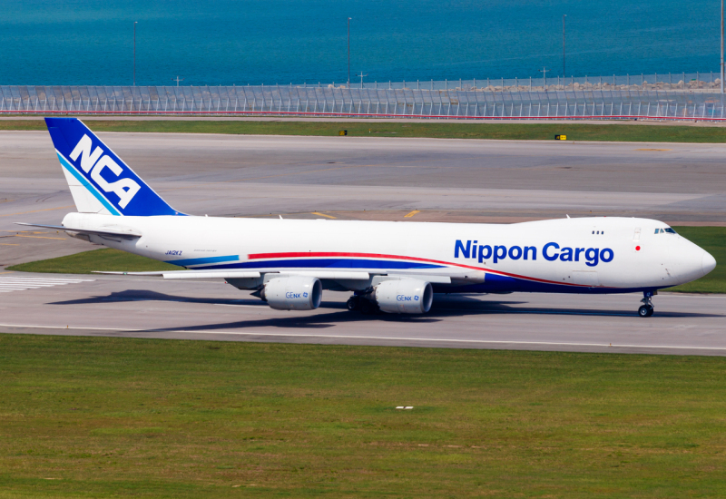 Photo of JA12KZ - Nippon Cargo Airlines Boeing 747-8F at HKG on AeroXplorer Aviation Database