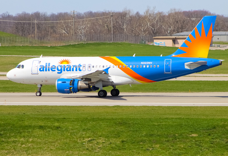 Photo of N322NV - Allegiant Air Airbus A319 at CVG on AeroXplorer Aviation Database