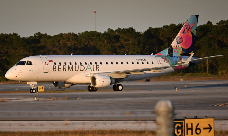 Photo of VQ-BLW - BermudAir Embraer E175 at MCO on AeroXplorer Aviation Database